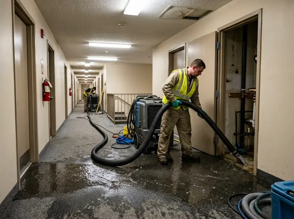 multi-unit-apartment-hallway-f-005 — frequently asked questions, Emergency Burst Pipe Water Extraction & Removal in Delhi, CA